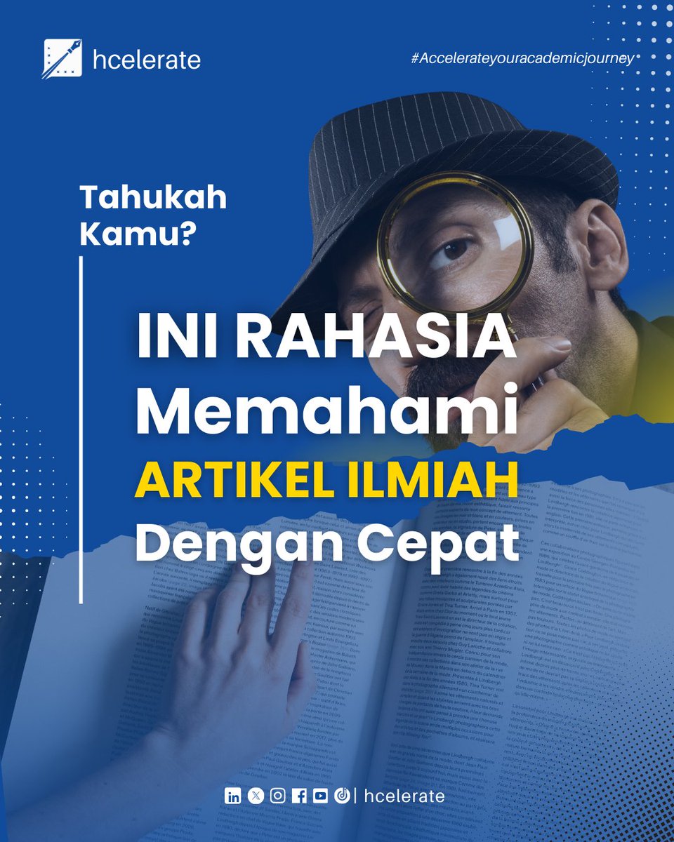 Hcelerate_id's tweet photo. Ini 5 tips untuk kamu supaya lebih cepat memahami suatu Artikel Ilmiah

#Hcelerate #KontenAkademisi #Rahasia #ArtikelIlmiah #tahukahkamu #mahasiswa #skripsi https://t.co/hliNFBYjcu
