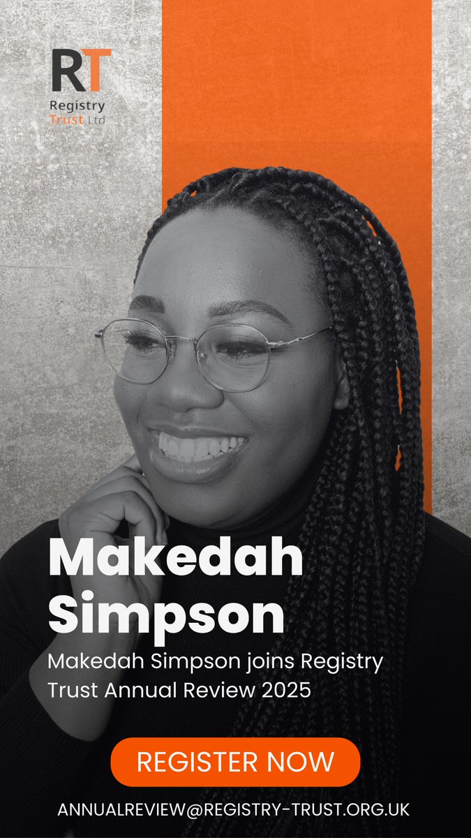 🚨 Workshop Alert: Makedah Simpson joins Registry Trust Annual Review 2025!

On June 19, Makedah will lead a key session on using judgment data to support policy, regulation &amp; vulnerability. Don’t miss this vital discussion.

📍London
📩 Book: annualreview@registry-trust.org.uk