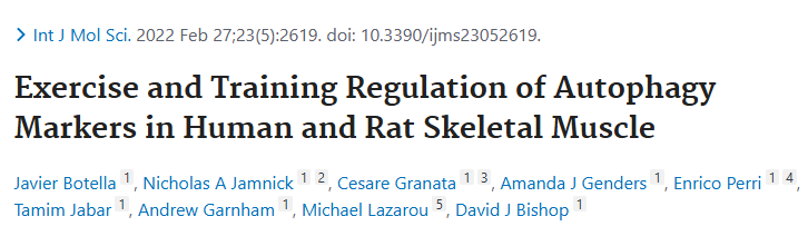 Autophagy is essential for lifespan extension, and fasting is one much discussed method of increasing it.

But exercise appears to be a much more potent way to promote autophagy, with increased activation lasting 24 hours or more after exercise.