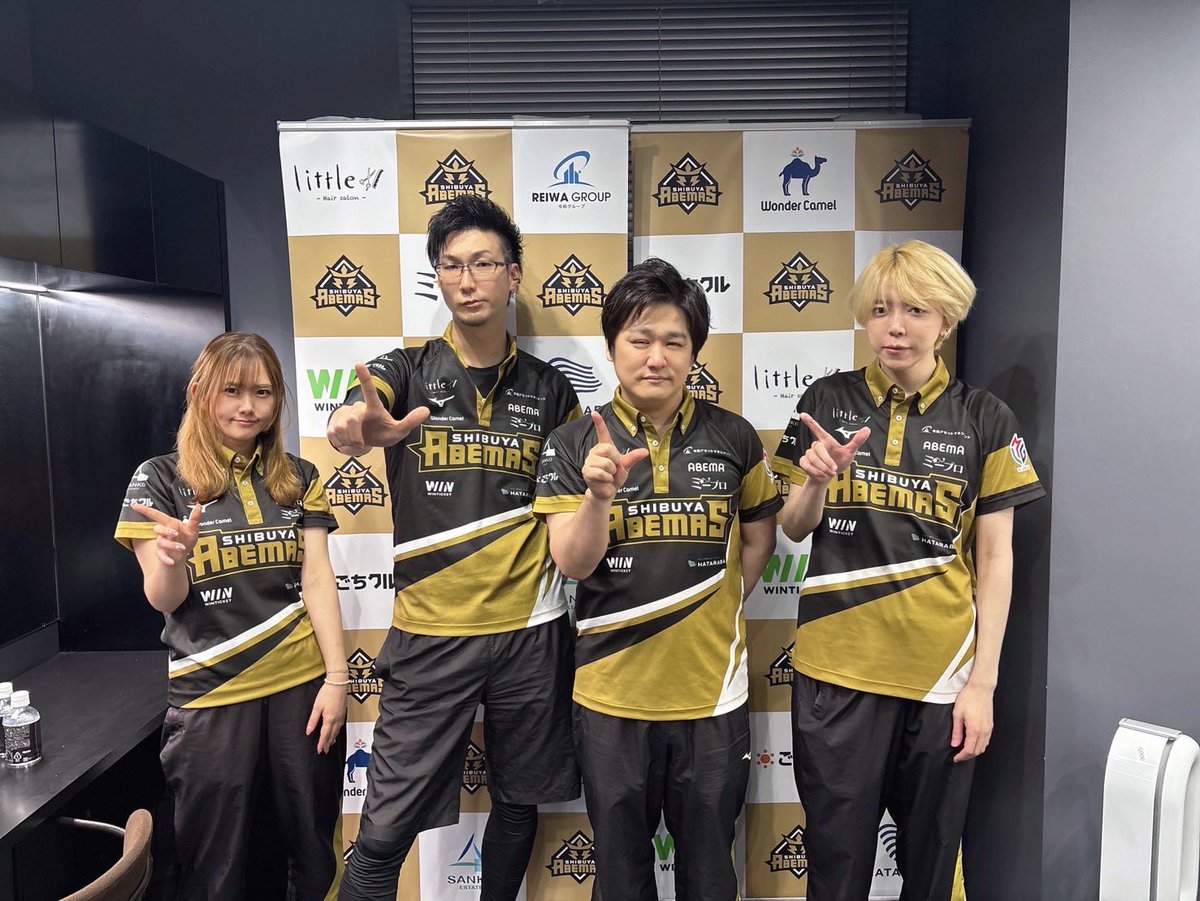 渋谷ABEMASは事実上 ここで敗退となりました 今期は情けない麻雀の連続