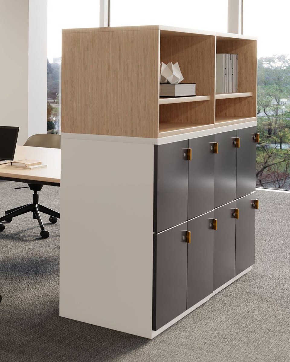 teknion's tweet image. Clutter? We don’t know her.
 
#teknion #storagesolutions #organization #clutternom