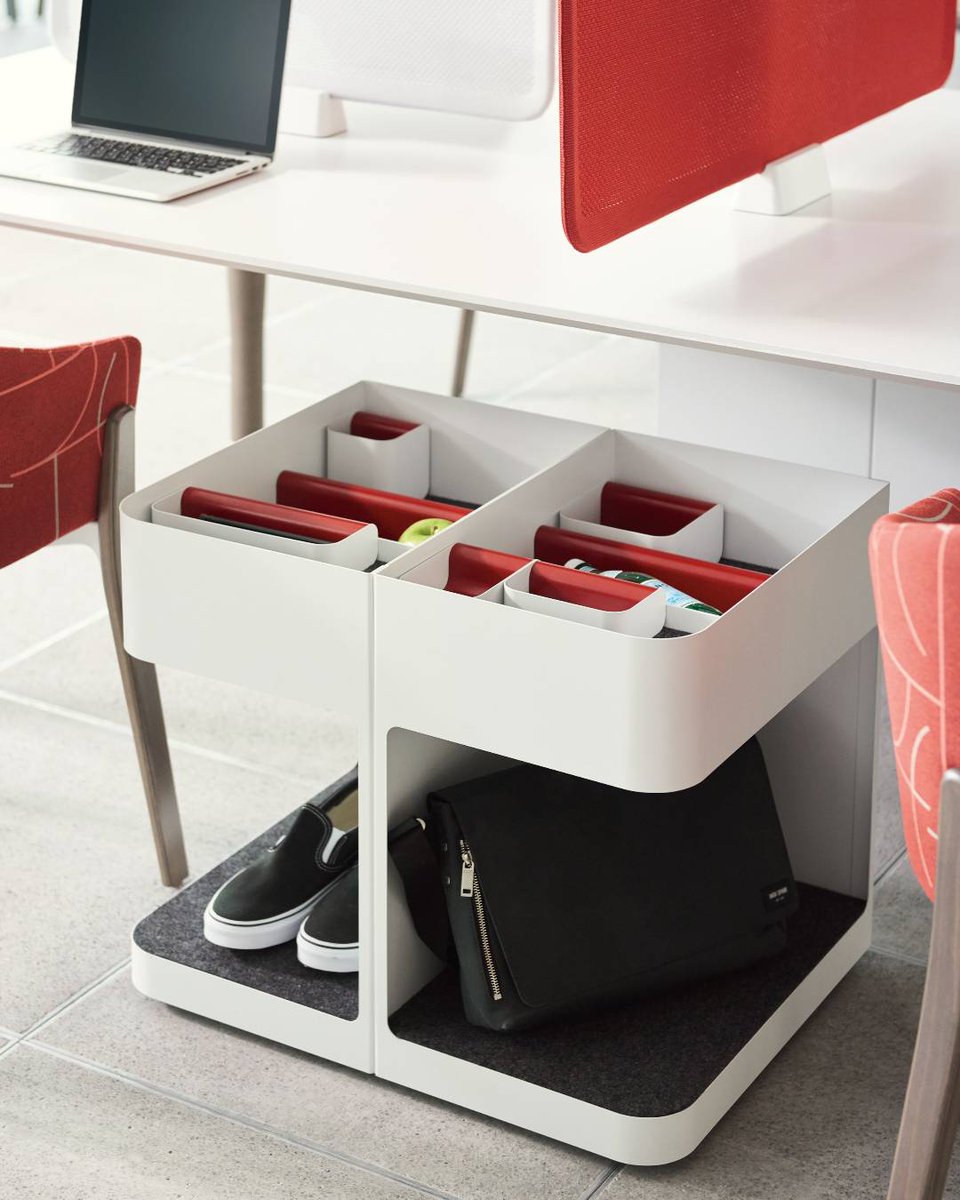 Clutter? We don’t know her.
 
#teknion #storagesolutions #organization #clutternom