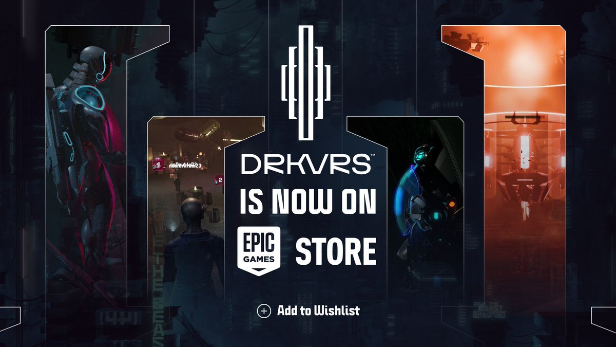 Big news! 

DRKVRS is now officially listed on Epic Games!
Step into our brutalist shooter Game, wishlist now to be the first to experience the grim world of DarkVerse.

🎮📝 store.epicgames.com/en-US/p/drkvrs…