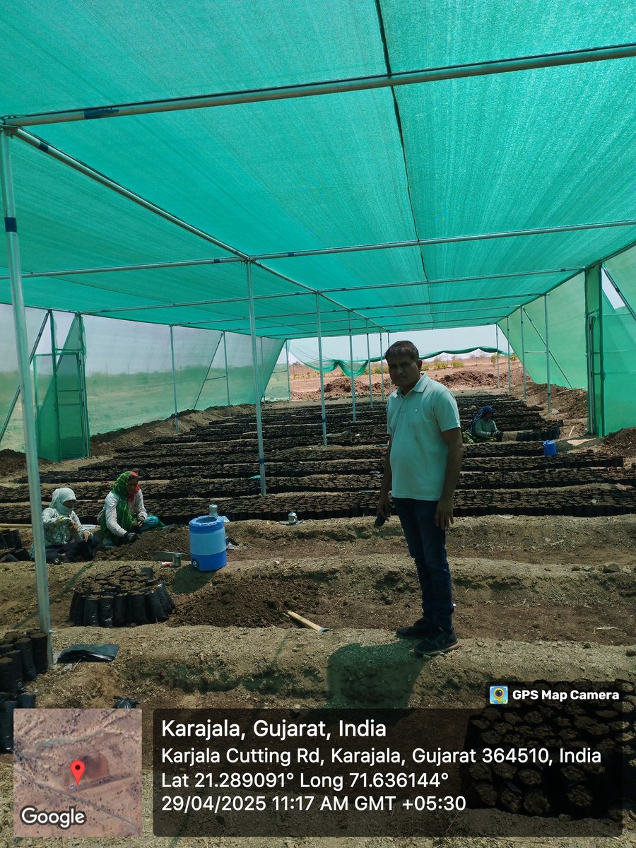 આજ રોજ અમારા દ્વારા જેસર તાલુકાના કરજાળા ગામે મનરેગા યોજના અંતર્ગત નર્સરીના કામની સ્થળ મુલાકાત
<a href="/BhavnagarDdo/">DDOBhavnagar</a> <a href="/DrdaBhavna83518/">Drda Bhavnagar</a> <a href="/CMOGuj/">CMO Gujarat</a>