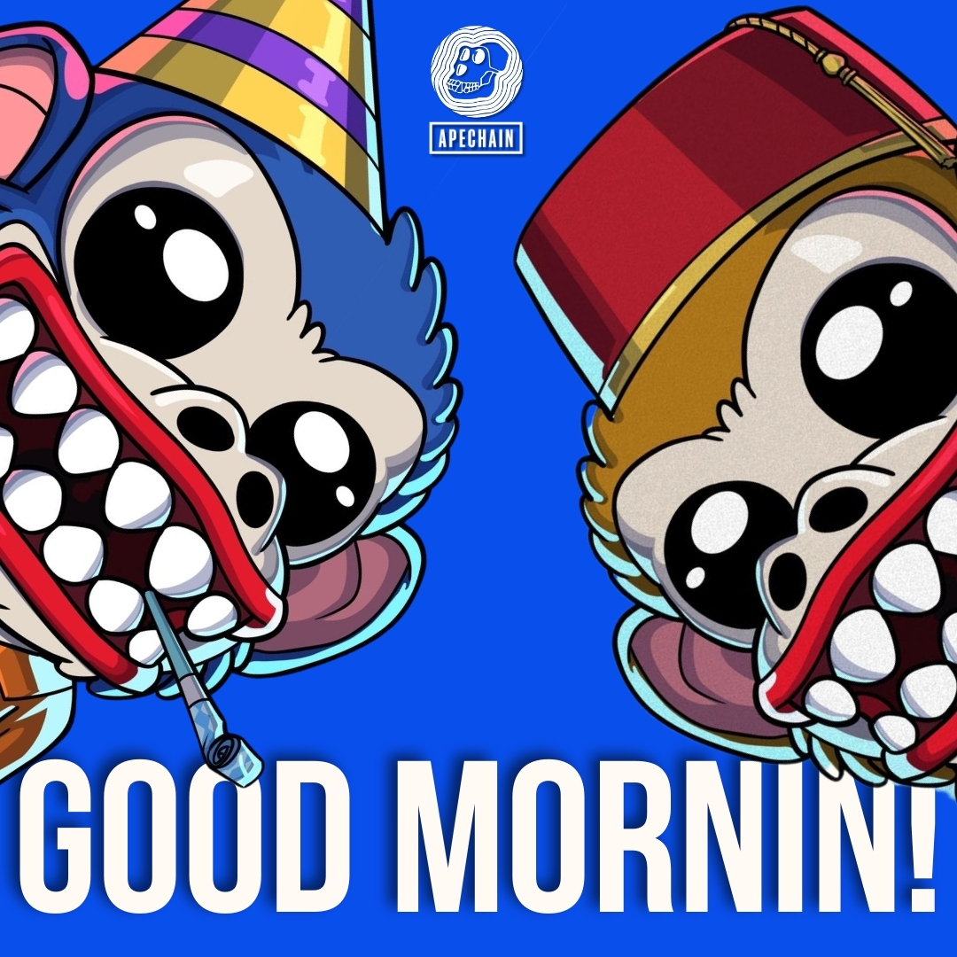 GM TO ALL WEB3 NUTZ! 

Ready for Mad Nutz day?

S/O <a href="/ItsMadNutz/">Mad Nutz 2.0</a> 

#MadNutzOnAPE