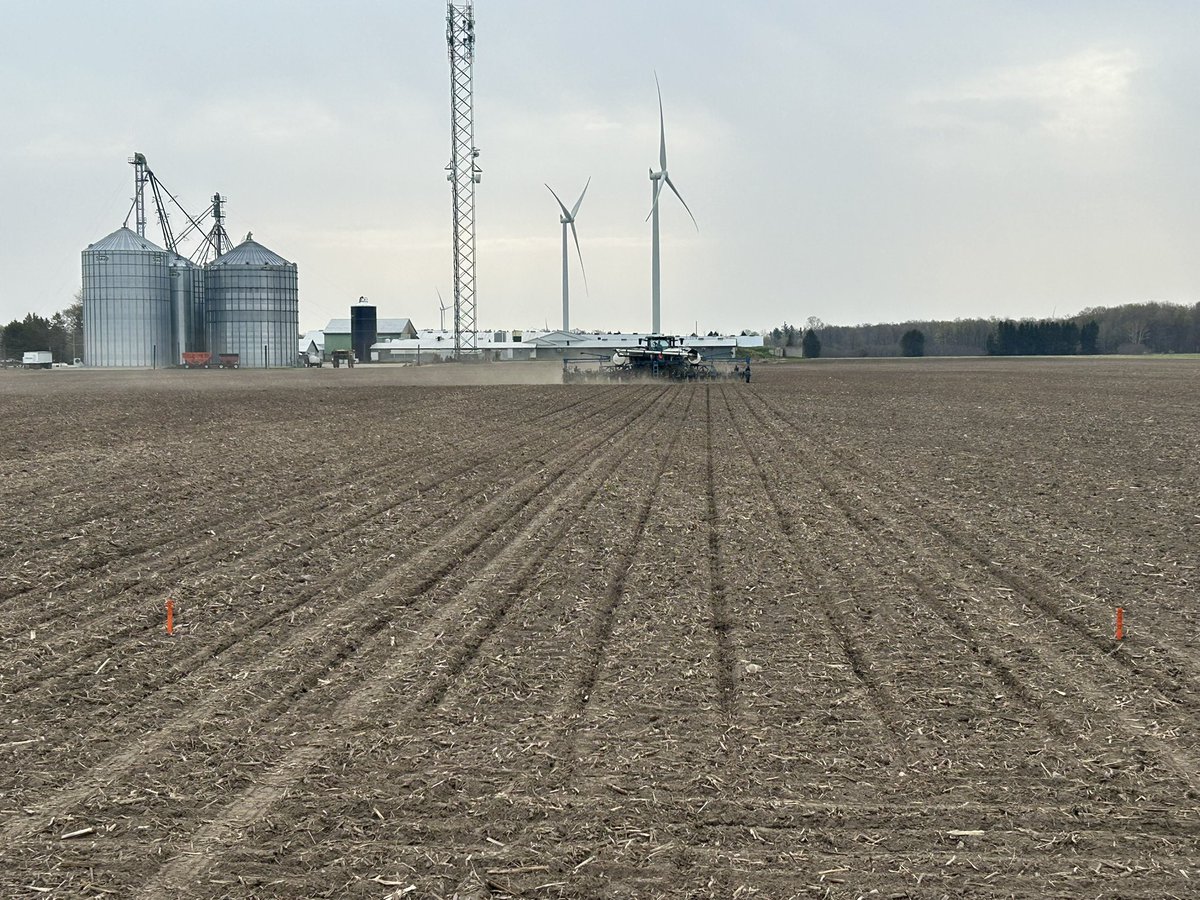 Corn plot going in. Lots of new hybrids to look at! <a href="/PioneerSeedsCA/">Pioneer Seeds Canada</a>