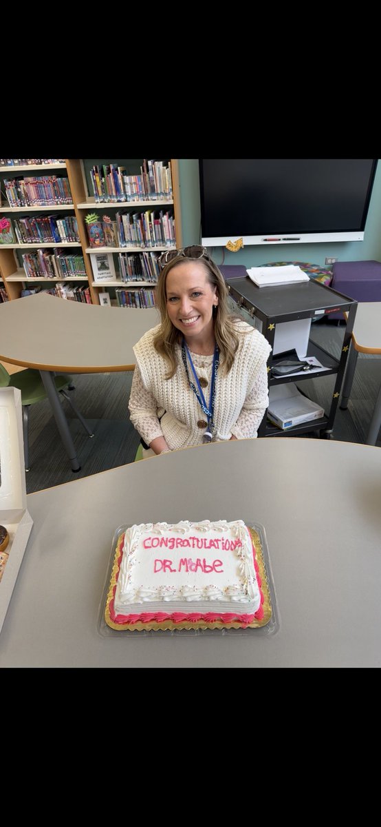 Today, we celebrate Dr. Corinne McCabe as she successfully defended her dissertation yesterday. We are so incredibly proud of you and all the work you continue to do! Thank you for leading by example!
