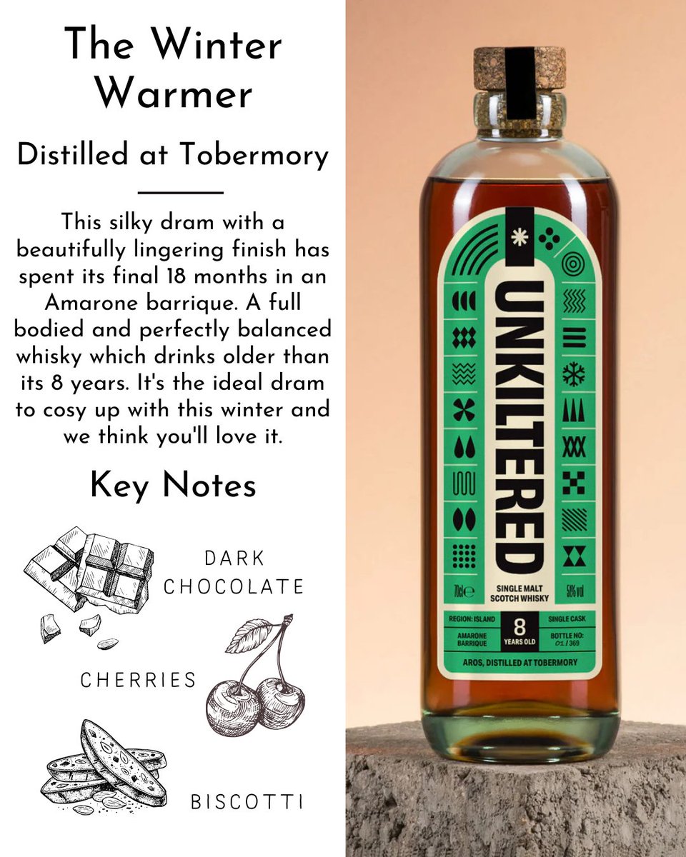 Thursday marks the start of #WhiskyMonth and we're kicking off our month of tastings with the fantastic Unkiltered Spirits. Join us in-store to learn more about their story and taste some of their delicious drams.

#Whisky #WhiskyTasting