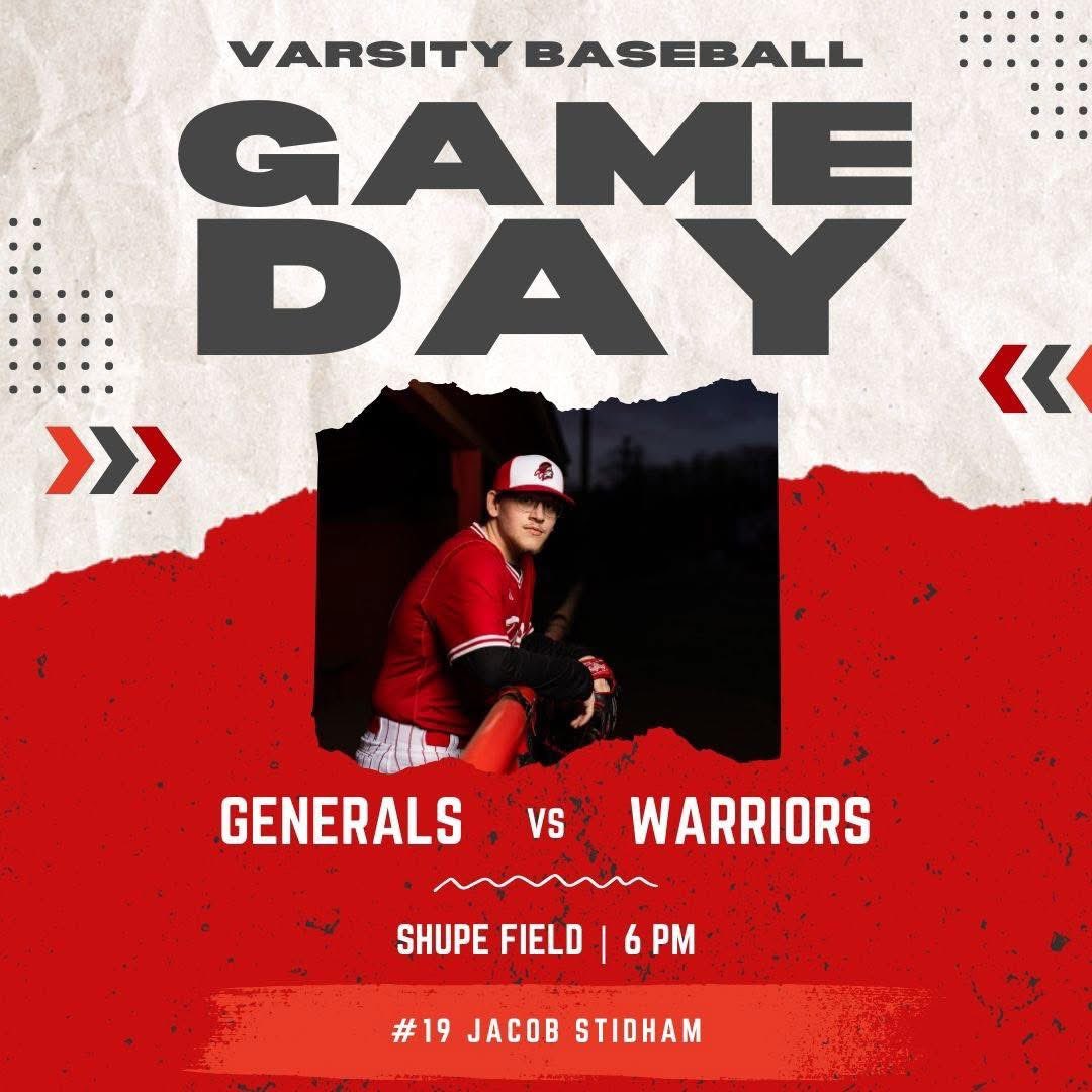 🔴GAME DAY⚫️

The varsity squad completes their season series with the Lee High Generals tonight! First pitch from Shupe Field is set for 6:00 pm!

🆚 | Lee High Generals
⏰ | 6:00 pm, EST.
🏟️ | Shupe Field
📍 | Wise, VA.
📺 | NFHS Network