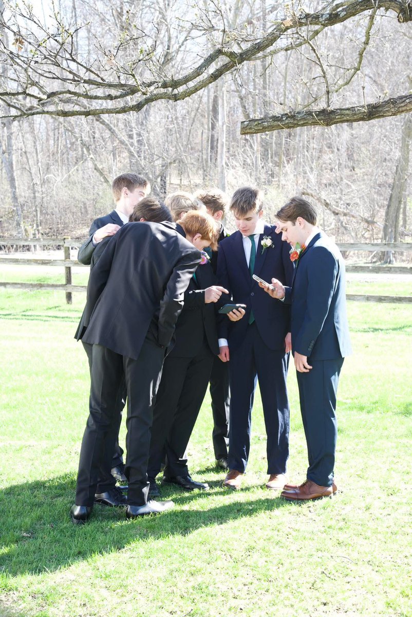 Lourdes Eagles Hockey (@lhsboyspuck) on Twitter photo When it is prom, but the Wild game is on. 
#HockeyBoys When it is prom, but the Wild game is on. 
#HockeyBoys