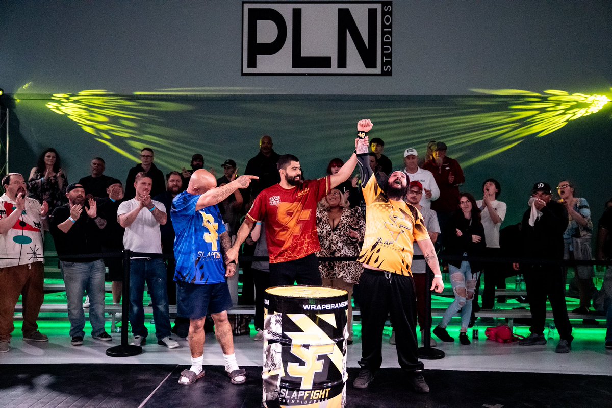 ‘Demon’ vs ‘Biscuit’ delivered #BigSlaps on Saturday Night during the SlapFIGHT: Powder Keg Main Event on Pro League Network. 

Catch the replay NOW on YouTube! 

#SlapFIGHT #SlapFightChampionship #SlapFighting #ProLeagueNetwork #PLN #slapfightpowderkeg