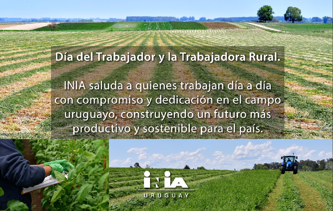 INIA saluda a las trabajadoras y a los trabajadores rurales en su día.