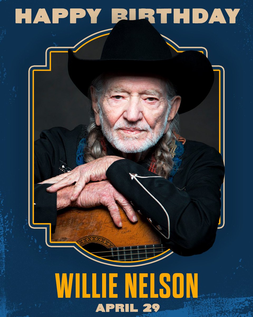 CMA Country Music (@countrymusic) on Twitter photo Mama we are so glad this guy grew up to be a cowboy 🤠 Join us in wishing <a href="/WillieNelson/">Willie Nelson</a> a very happy birthday today! Mama we are so glad this guy grew up to be a cowboy 🤠 Join us in wishing <a href="/WillieNelson/">Willie Nelson</a> a very happy birthday today!