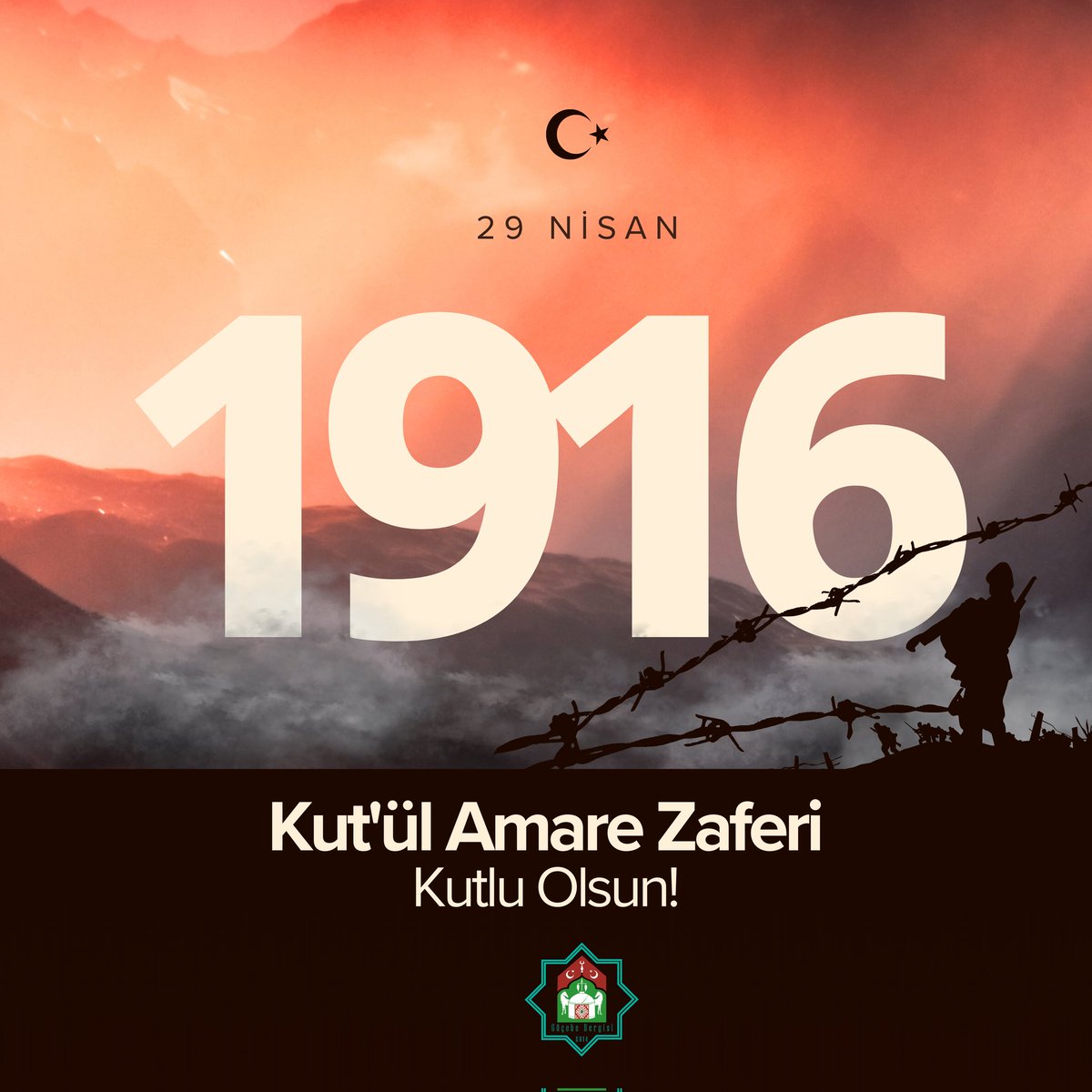 29 Nisan 1916 Kut'ül Amare Zaferi Kutlu Olsun...

Göçebe Dergisi 
Fikir, Kültür, Sanat ve Edebiyat Dergisi