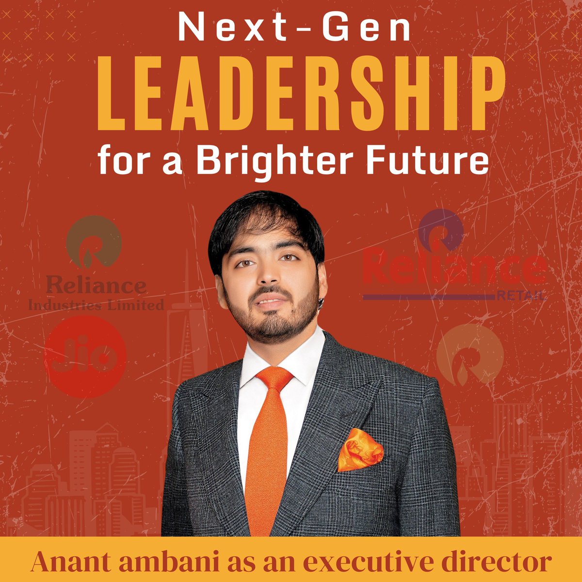 Congratulations to the new Executive Director of Reliance Industries Ltd! Looking forward to impactful initiatives that will drive growth and bring prosperity to communities. Cheers to inspiring leadership and a bright future ahead! <a href="/anantdadaambani/">Anant Ambani (Fans Team)</a> This is Anant Era