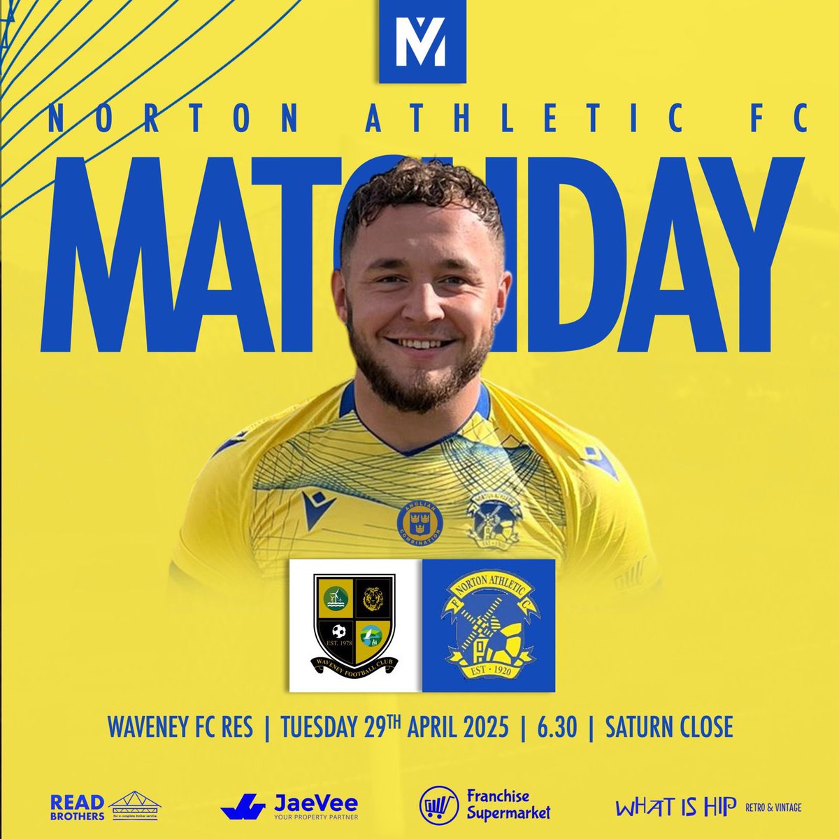 norton_athletic's tweet photo. ๐ ๐๐ง๐๐ ๐๐๐ฌ - ๐๐๐ฅ๐ฆ๐ง ๐ง๐๐๐
The Millers are back in @AnglianCom Division Two action this evening.
Theyโll travel to Saturn Close to take on @WAVENEYOFFICIAL Res
Get down and cheer the lads on.
๐ฃ๏ธUP THE MILLERS๐ต
๐ก๐ต
#UpTheMillers || #RB8 https://t.co/mAhSESz4ty