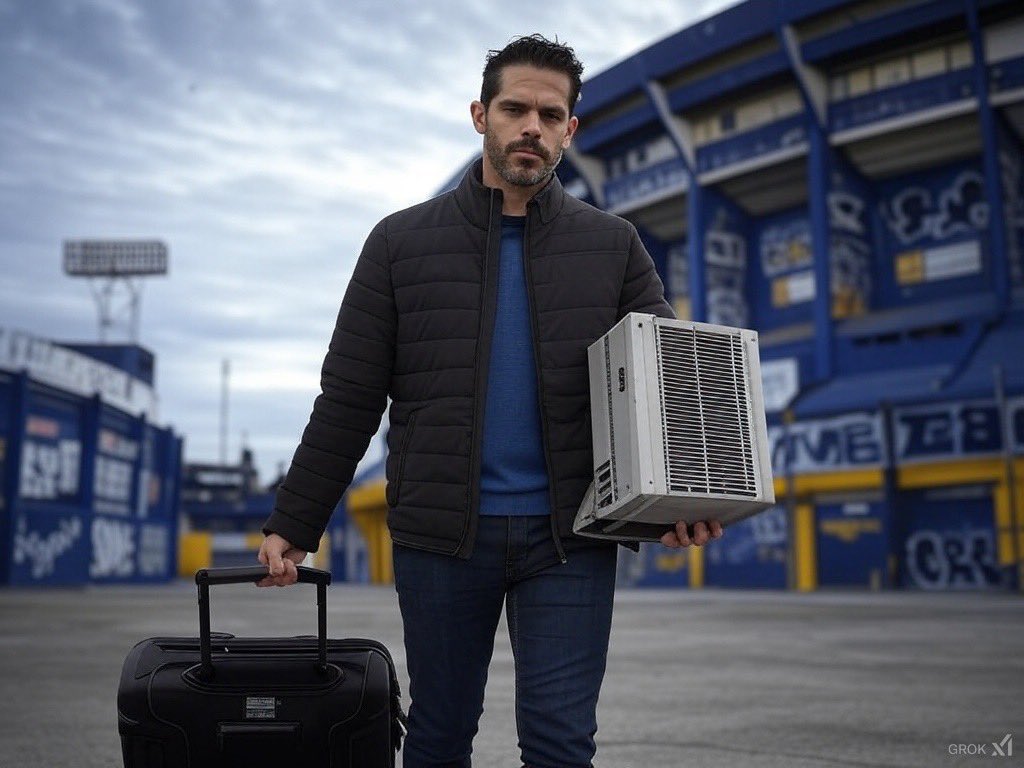 MartinoliCuri's tweet photo. 🚨 ÚLTIMA HORA 🚨

Boca Juniors ha despedido a Fernando Gago tras la derrota con River, así se le vió saliendo de la Bombonera esta mañana: https://t.co/zwion7E5cn