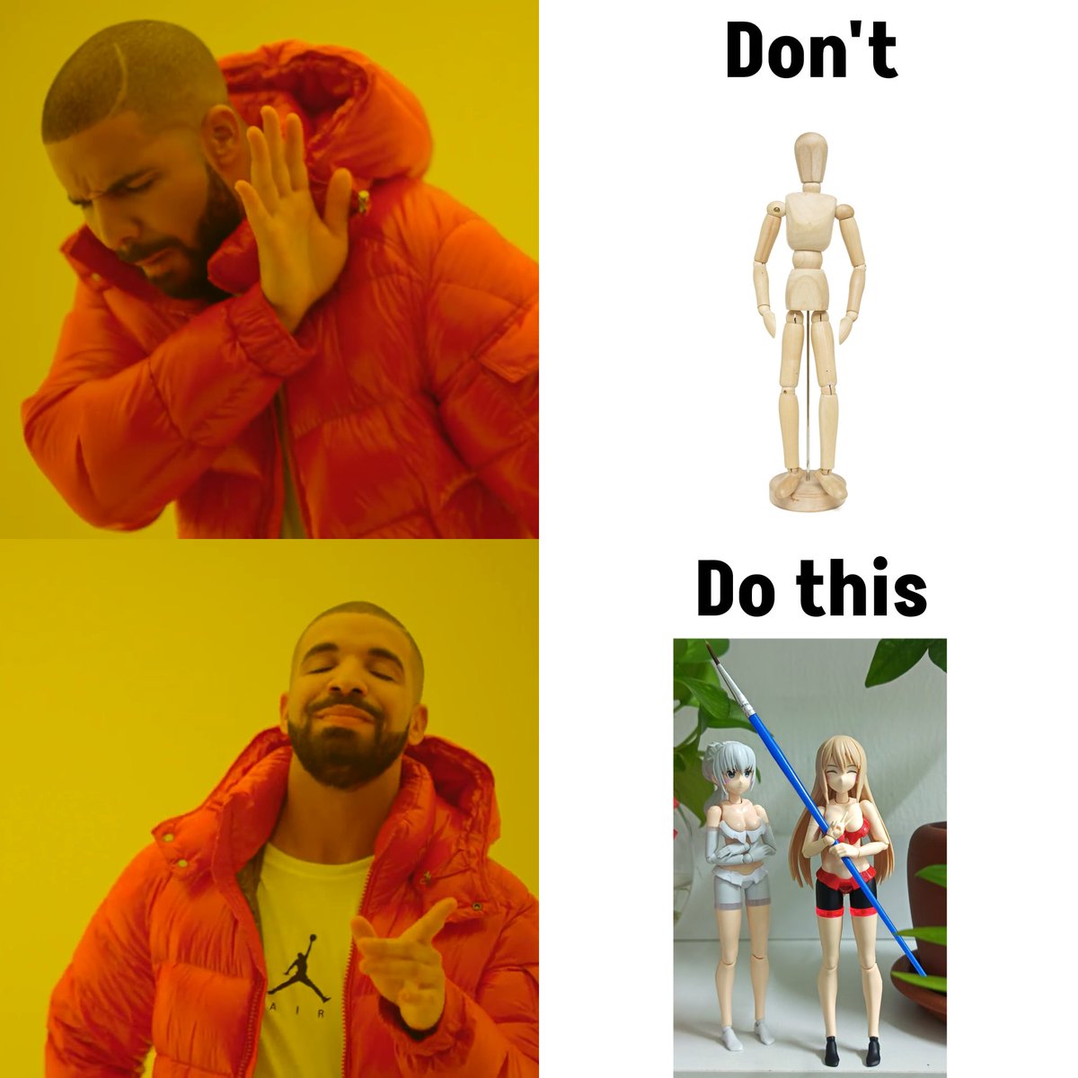 GabrielSiaYT's tweet photo. How to draw a beautiful gorgeous anime girl with the model figure

#drakememe #artists #meme #Animetutorial #ArtistOnTwitter https://t.co/1f8zOV2d8z