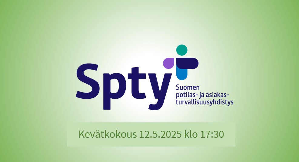 Hei SPTY jäsen
#Kevätkokous lähestyy. Vielä ehdit mukaan ilmoittautumalla sähköpostilla viimeistään 3.5. info@spty.fi
Tervetuloa mukaan!
spty.fi/tapahtumat/yhd…