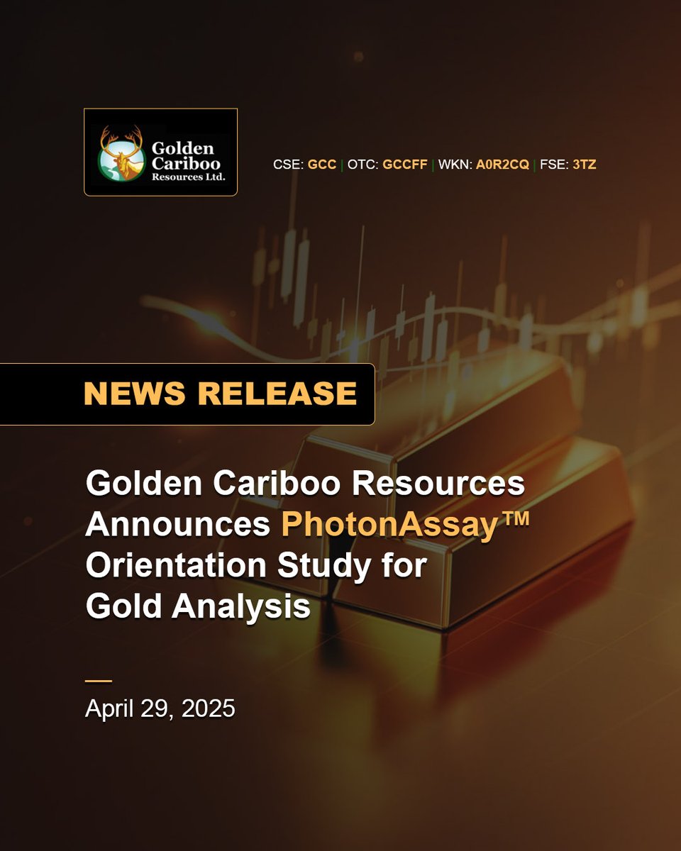 $GCC plans to engage ALS Canada to commence an orientation study utilizing innovative Chrysos PhotonAssay™ technology to analyze #gold content in samples from its Quesnelle Project in BC.

Read: asmbly.link/msHWoc8

🇨🇦 $GCC.CN 🇺🇸 $GCCFF 🇩🇪 #A0R2CQ #3TZ

#CSE #OTCQB #WKN #FSE