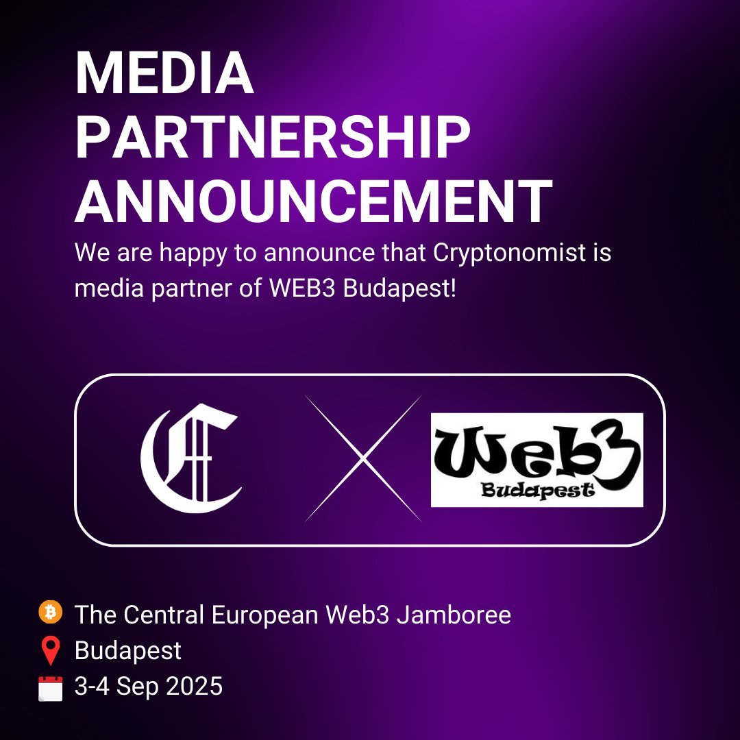 The Cryptonomist (@cryptonomist_en) on Twitter photo 📢 The Cryptonomist is proud to announce our partnership with WEB3 Budapest, The Central European Web3 Jamboree! 🚀 <a href="/NFT_BP/">Web3 BUDAPEST</a>
On 3rd–4th September 2025, the event will bring together industry leaders, innovators, and enthusiasts to explore NFTs, Generative AI, DeFi, and Web3. 📢 The Cryptonomist is proud to announce our partnership with WEB3 Budapest, The Central European Web3 Jamboree! 🚀 <a href="/NFT_BP/">Web3 BUDAPEST</a>
On 3rd–4th September 2025, the event will bring together industry leaders, innovators, and enthusiasts to explore NFTs, Generative AI, DeFi, and Web3.