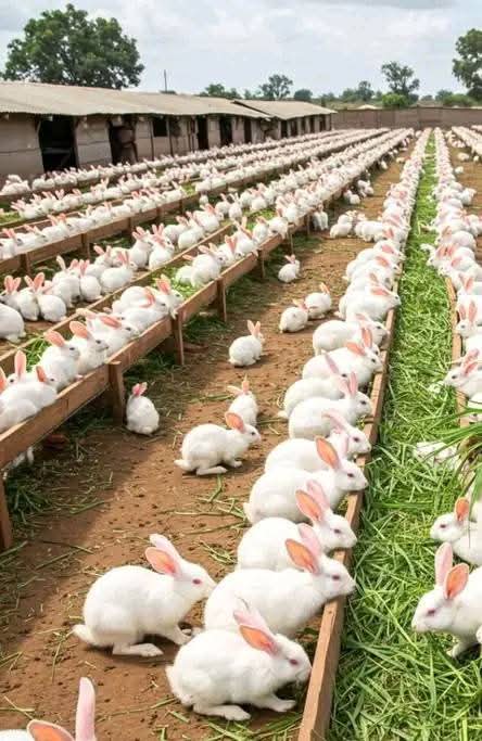 JoelOptimist1's tweet photo. From 2 to 20 in months! Rabbit farming is super productive if managed well. Watch this smart setup https://t.co/WtsWCdaT4I