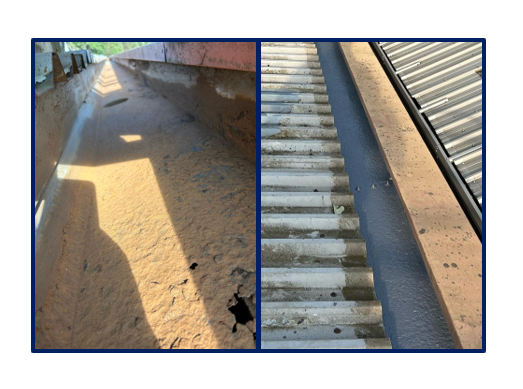 PracticalRoofCo's tweet image. Tidy work is our middle name. Here is satisfying gutter re-lining job we did in Rugby. #industrialroofing #before&amp;amp;after