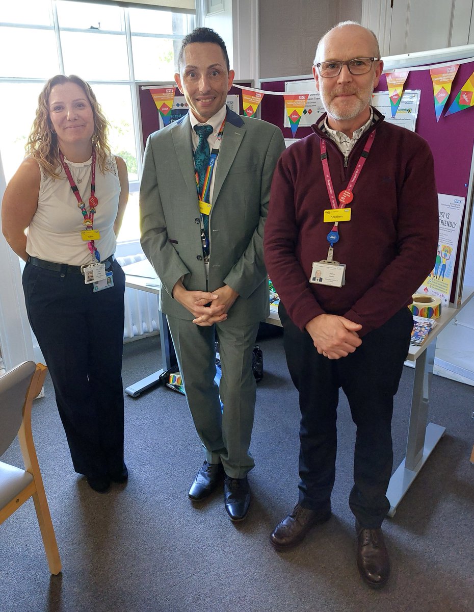 Equality Team BCHC (@bchcequality) on Twitter photo Will Hopkins, Staff Equality Network Coordinator promoting BCHC staff networks and EDI activities to Claire Hennessy and Stephen Hinckes at Estates & Facilities Away Day.
<a href="/bhamcommunity/">@bhamcommunity</a> <a href="/bchcdansn/">BCHC DANSN</a> <a href="/BchcCdn/">Culturally Diverse Staff Network</a> <a href="/Bchcstaffcarers/">BCHC Staff Carers network</a> <a href="/bchclgbt/">BCHCLGBT</a> Will Hopkins, Staff Equality Network Coordinator promoting BCHC staff networks and EDI activities to Claire Hennessy and Stephen Hinckes at Estates & Facilities Away Day.
<a href="/bhamcommunity/">@bhamcommunity</a> <a href="/bchcdansn/">BCHC DANSN</a> <a href="/BchcCdn/">Culturally Diverse Staff Network</a> <a href="/Bchcstaffcarers/">BCHC Staff Carers network</a> <a href="/bchclgbt/">BCHCLGBT</a>