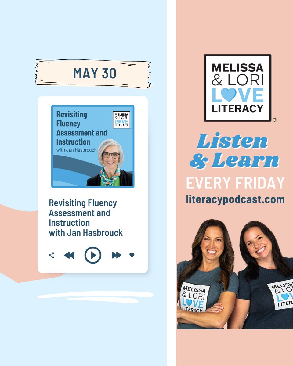 Melissa & Lori Love Literacy Podcast tweet media