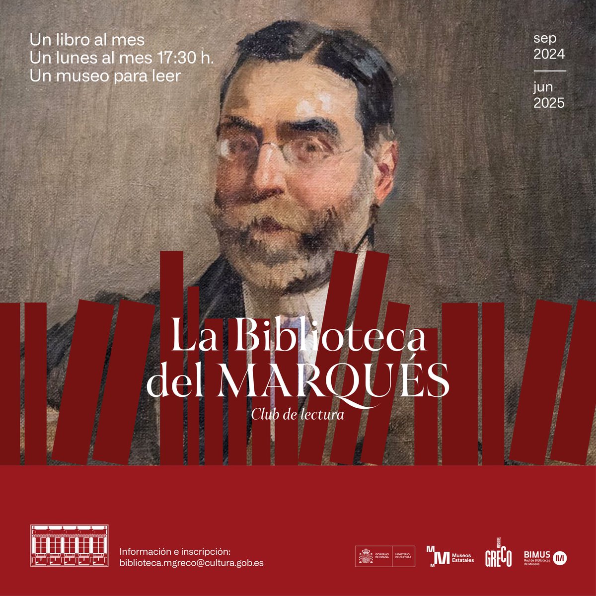 Museo del Greco (@museodelgreco) on Twitter photo Luciérnagas, por Ana María Matute
Club de lectura
🗓️ Lunes 5 de mayo.
⌚️ A las 17:30 horas.
📩 Actividad gratuita previa inscripción en el club de lectura a través del email biblioteca.mgreco@cultura.gob.es. Las plazas se concederán por orden de llegada de las solicitudes. Luciérnagas, por Ana María Matute
Club de lectura
🗓️ Lunes 5 de mayo.
⌚️ A las 17:30 horas.
📩 Actividad gratuita previa inscripción en el club de lectura a través del email biblioteca.mgreco@cultura.gob.es. Las plazas se concederán por orden de llegada de las solicitudes.