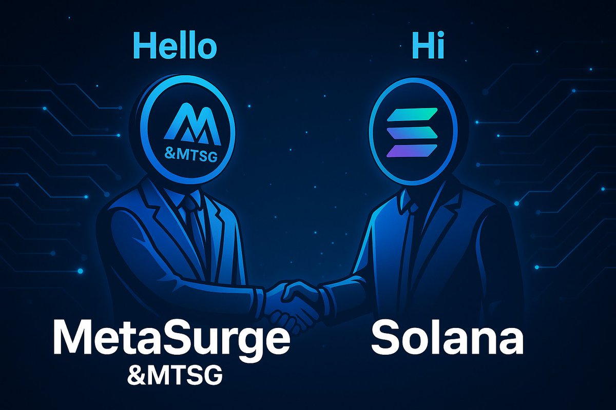 Metasurge181706's tweet photo. A new project is about to shake the space!

MetaSurge ($MTSG) started with a small but vibrant community — and it's already gaining favor from Solana. This isn’t just another project — it’s the kind of opportunity people regret missing early.
@solana @phantom @birdeye_so #Web3 https://t.co/YZnQuG2Qgv
