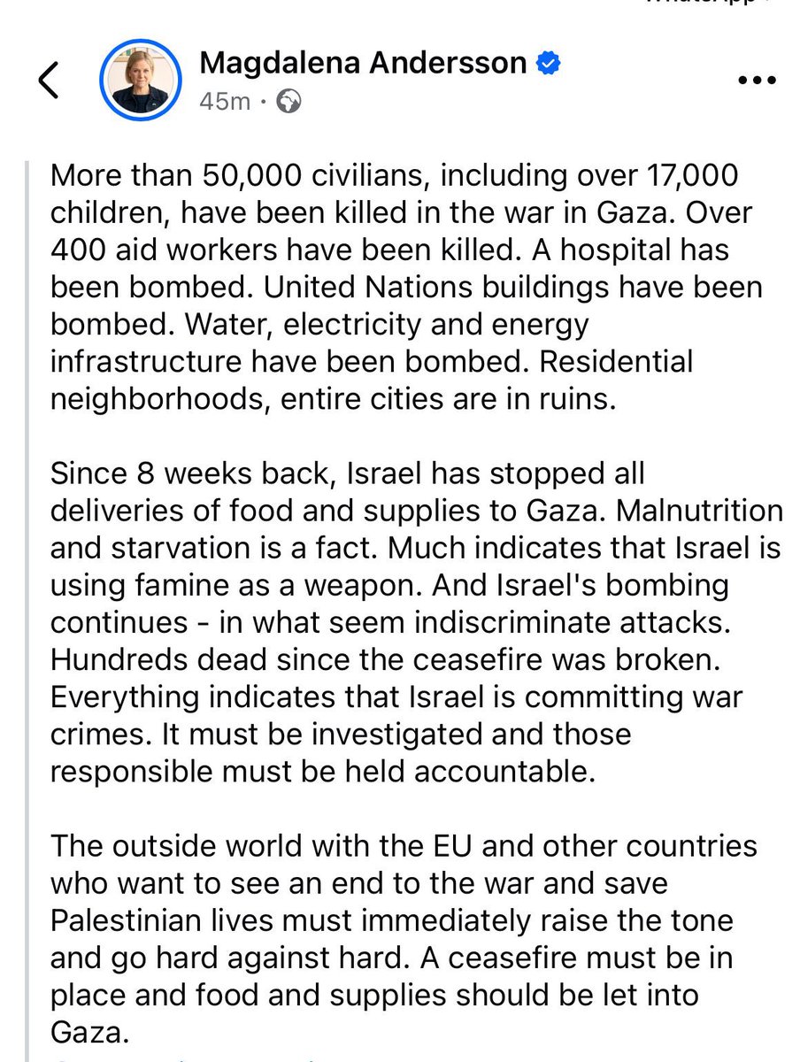 In the <a href="/socialdemokrat/">Socialdemokraterna</a> ‘s virtual reality there is no Hamas terror, no Palestinian Islamic Jihad, and there are no Israeli hostages held in inhumane conditions for 571 days. There is only Israel to blame.