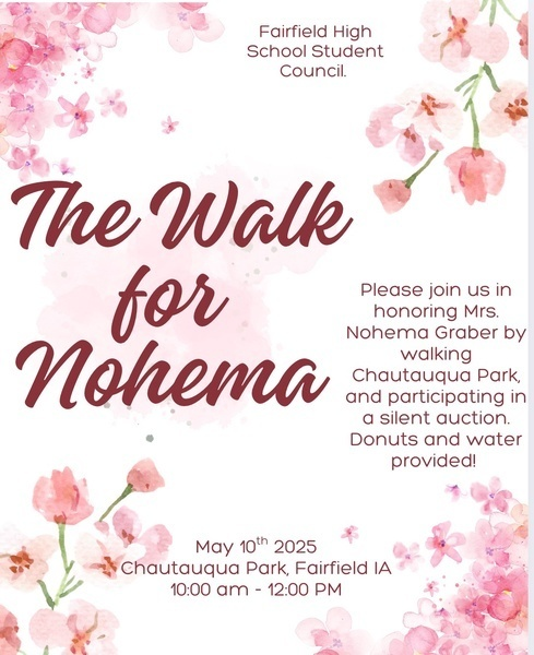 Please join us in honoring Mrs. Graber by walking Chautauqua Park on  Saturday, May 10th from 10am - 12pm.