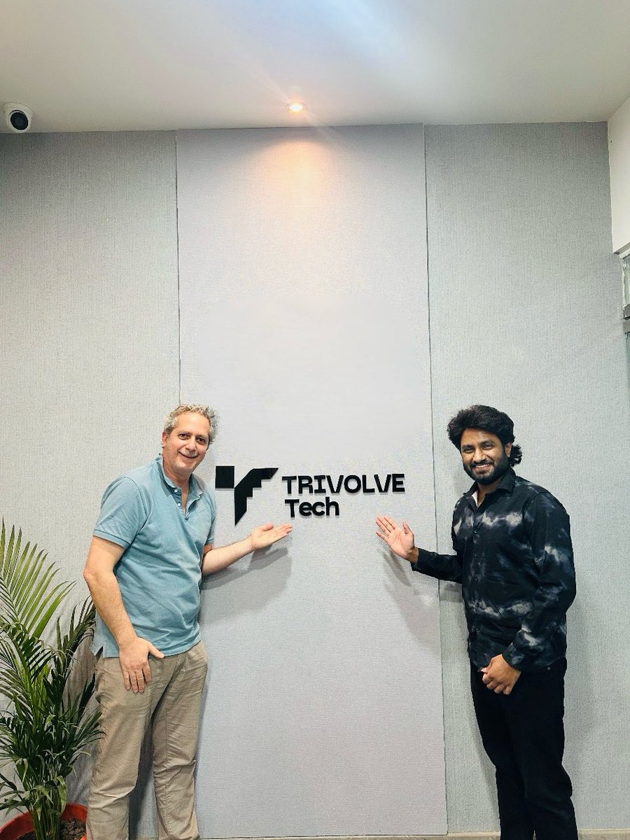Rahul (@rahulkonudula) on Twitter photo It was a great day at the <a href="/trivolvetech/">Trivolve Tech</a> office as <a href="/YoramBenzvi/">Yoram BenZvi</a> visited us. We had amazing discussions about our upcoming large scale projects with Real World Impact.
We’re cooking something big! It was a great day at the <a href="/trivolvetech/">Trivolve Tech</a> office as <a href="/YoramBenzvi/">Yoram BenZvi</a> visited us. We had amazing discussions about our upcoming large scale projects with Real World Impact.
We’re cooking something big!