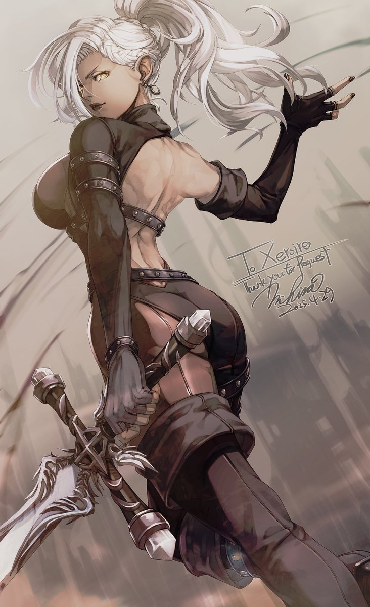 Lingering scent

Drew a OC for Xeroire
Thanks for the Skeb request🍀