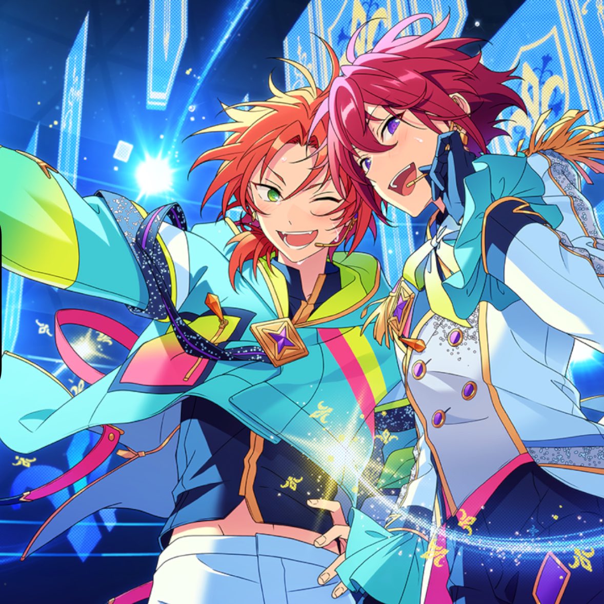 ふたりで暗転する謎仕様とつかさ見てるれお う〜ん、ベストカップル賞受賞