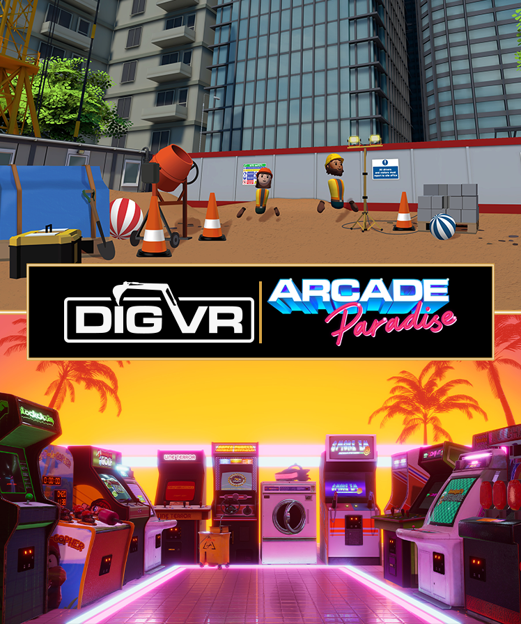 KingWashArcade's tweet image. Own Arcade Paradise VR on Steam?
Level up your VR collection by adding @DIGVRgame, an arcade-inspired digger sim with authentic controls and a quirky twist.
Enjoy the adrenaline rush of real-life digger action and save 35%!
👷: store.steampowered.com/bundle/50262/A…
#DIGVRGame #IndieGames
