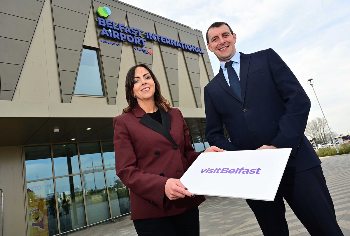 Visit Belfast News (@visitbelfastorg) on Twitter photo Visit Belfast and <a href="/belfastairport/">Belfast International Airport</a> take flight in a new tourism partnership aimed at boosting tourism, supporting investment and enhancing visitor experience supporting the Airports £100m investment as part of a 5 year programme to improve services. bit.ly/4jtkihL Visit Belfast and <a href="/belfastairport/">Belfast International Airport</a> take flight in a new tourism partnership aimed at boosting tourism, supporting investment and enhancing visitor experience supporting the Airports £100m investment as part of a 5 year programme to improve services. bit.ly/4jtkihL