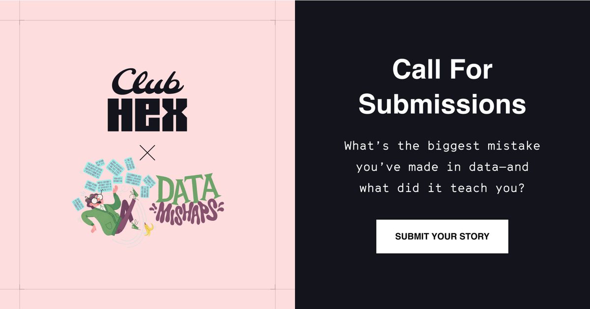 Thrilled to share that the 5th annual #DataMishapsNight is happening in-person this year at Club <a href="/_hex_tech/">Hex</a> on June 3rd in SF! The event will be free, not recorded, and a great time. 

If you're interested in speaking, please submit your story here! hextech.typeform.com/to/TIbjWEdi