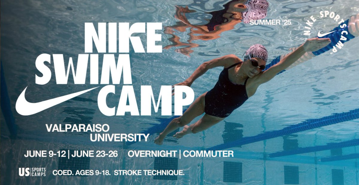 We are excited to announce our annual Nike Swim Camp for this summer! There are limited slots available, and early bird pricing ends on May 1st! Check out our camps link in our bio before it's too late!
#govalpo #valposwim <a href="/valpoathletics/">Valpo Athletics</a>