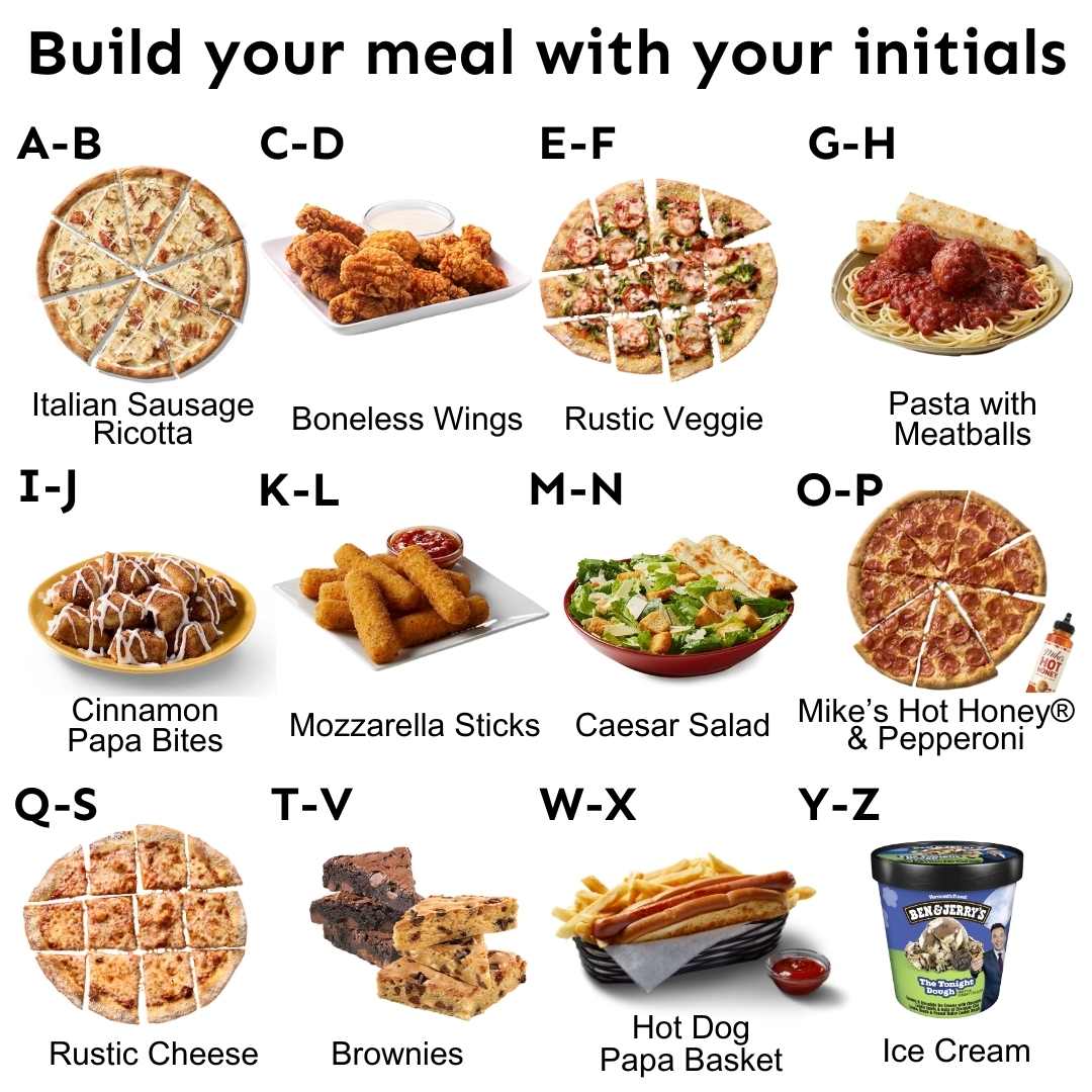 So? What will you be having? Drop your meal in the comments 👇➡️papaginos.com