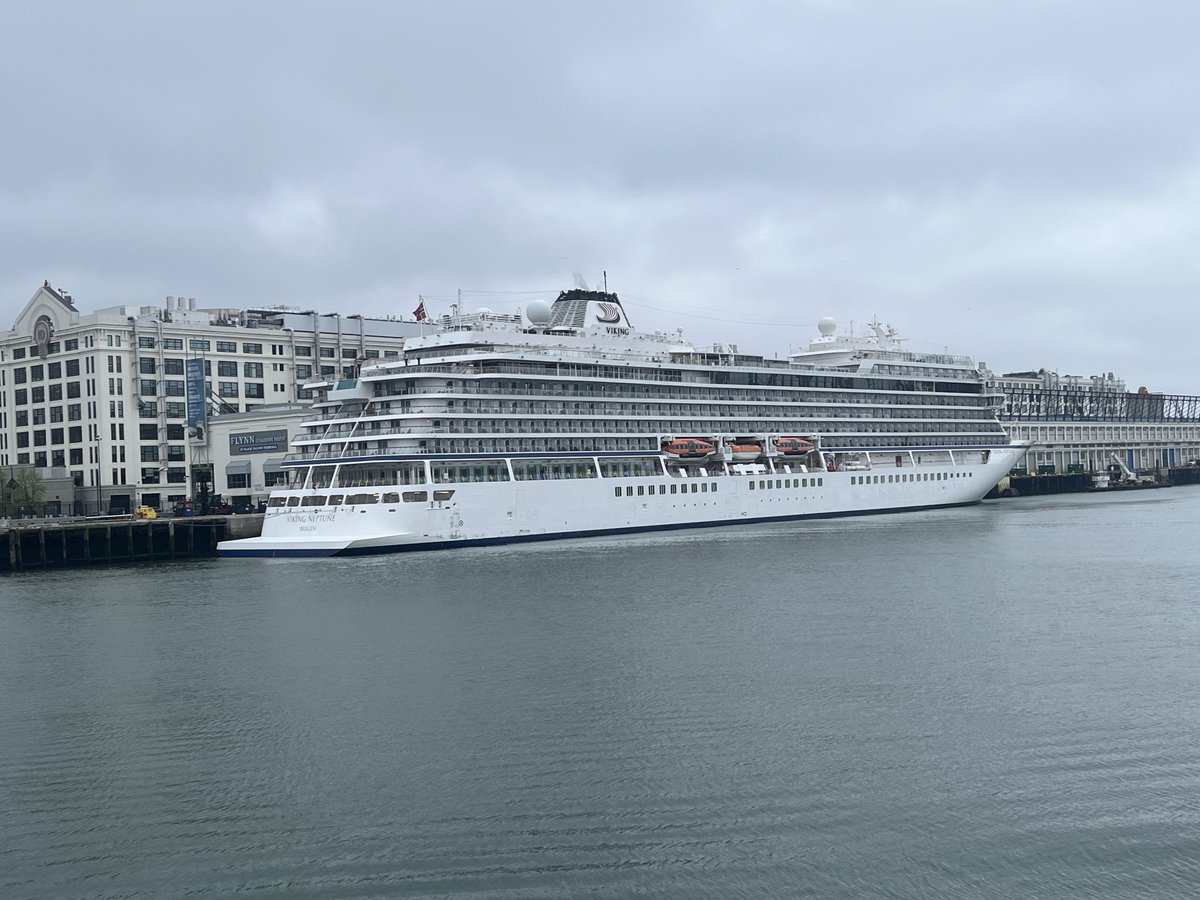 Over the weekend Flynn Cruiseport Boston welcomed the Viking Mars as she made her inaugural call to Boston for the 2025 season.
