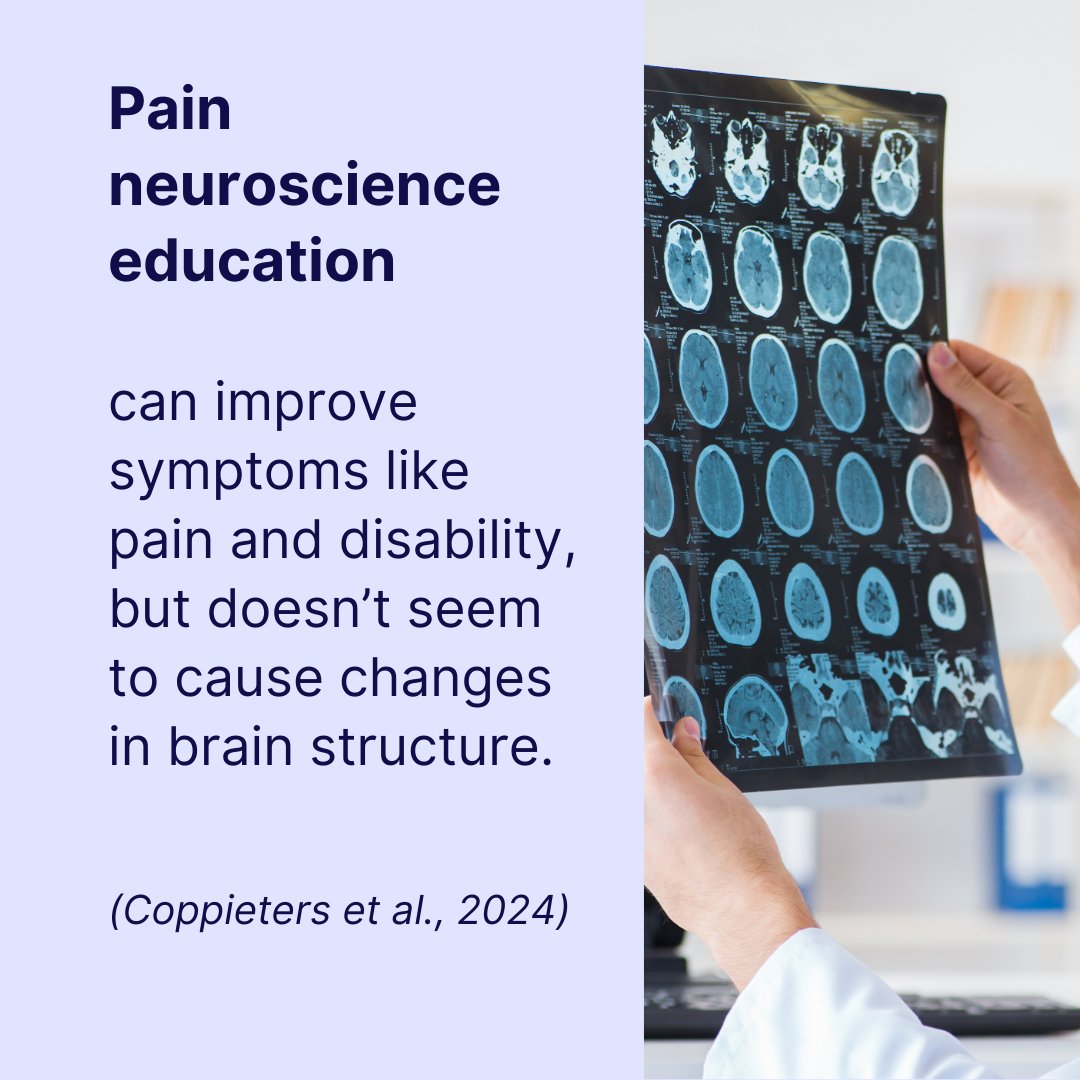🧠 Can education change your brain if you’re in chronic pain?

🔗 app.physiotutors.com/research-revie…

#paineducation #chronicpain #neuroplasticity #physiotherapy #rehabscience #evidencebased #physiotutors #physio #rehab #dpt #physiostudent