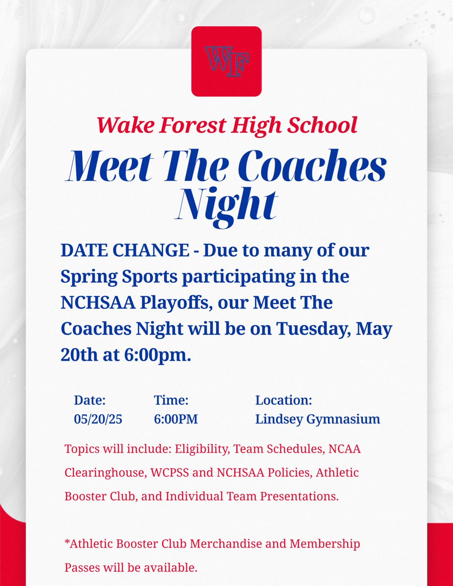 WFHS Athletics tweet media