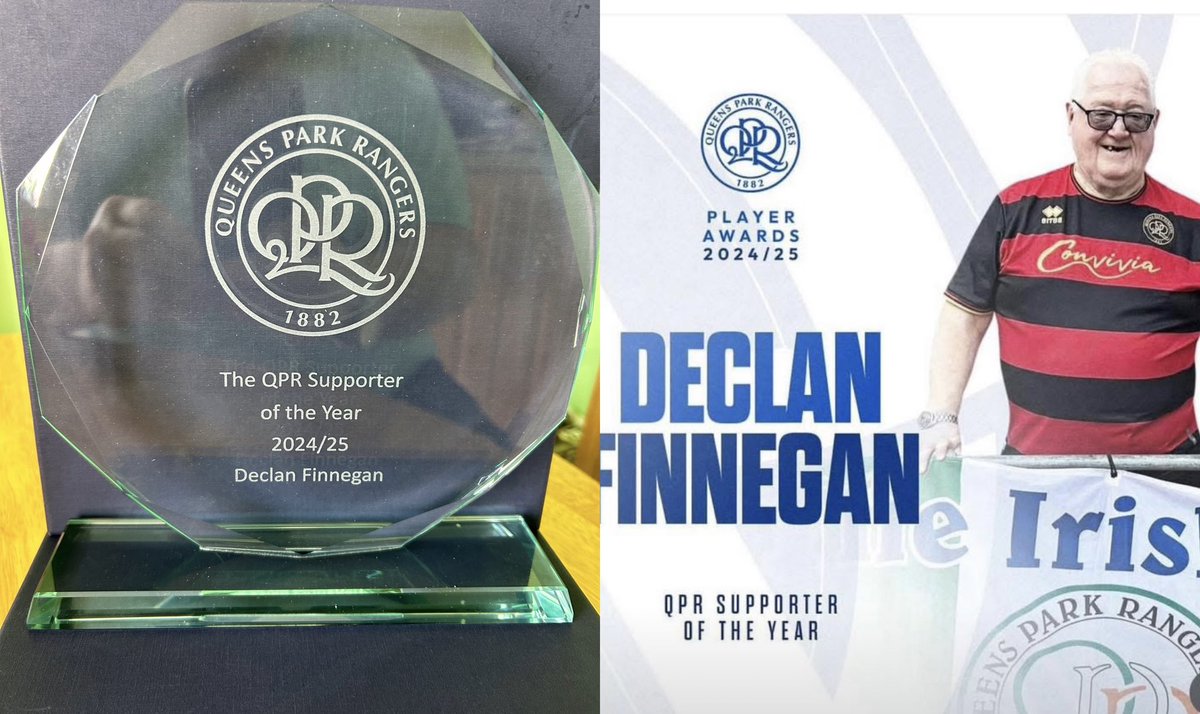 <a href="/Qprireland/">IrishRs(Superhoops)</a> <a href="/IrishQpr/">QPR IRISH</a> <a href="/qpr/">QPR FC</a> A big thanks for all the nice messages of congrats. Very honoured and humbled to receive the award.
URRRs 🇮🇪🔵⚪️🔵⚪️🇮🇪