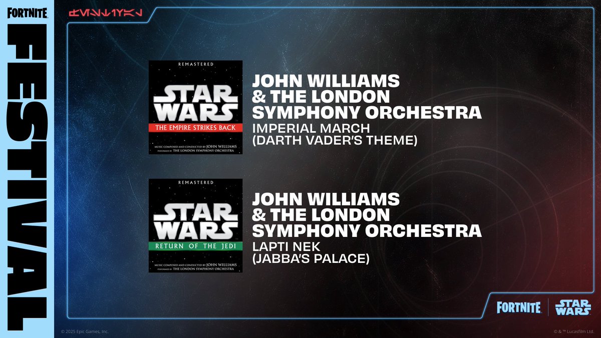 STAR WARS x FORTNITE JAM TRACKS THIS FRIDAY