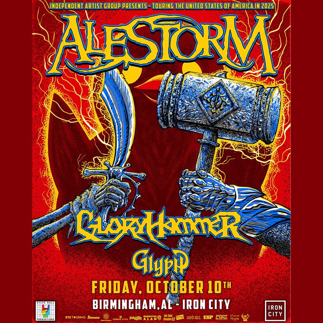 GET READY! ⚡️🤘 Alestorm will be at Iron City on FRIDAY, October 10th! Tickets on sale this Friday, 5.02 at 10am. See you in the queue!