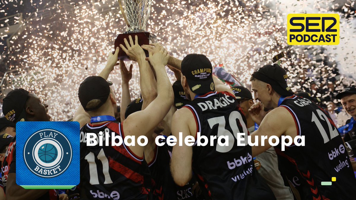 🏀 ¡ <a href="/PlayBasketSER/">Play Basket</a> con <a href="/PacojoSER/">Pacojo</a>!

🎧🔂 16x25 → BILBAO CELEBRA EUROPA
👋🏆 Jaume Ponsarnau, entrenador del <a href="/bilbaobasket/">Surne Bilbao Basket 😎</a>, celebra el título de la Europe Cup
🆚🔎 Repaso toda la agenda de la Euroliga y la jornada ACB

🟡 #SERPodcast 🔗 linktr.ee/PlayBasket