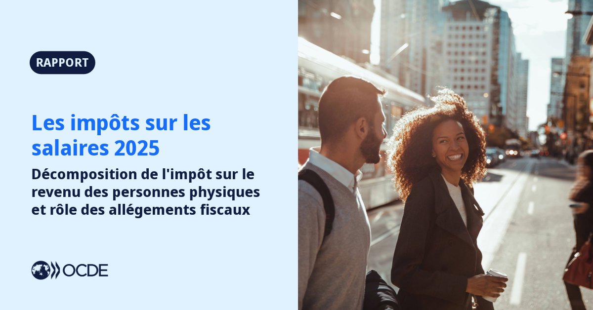 Quel montant d'#impôt paie un salarié moyen en % de son salaire brut, dans les pays de l'#OCDE ? Découvrez demain dans l’édition 2025 des Impôts sur les salaires.

🗓️ 30 avril 2025 
🕚 11h00 
➡️ brnw.ch/21wSijk