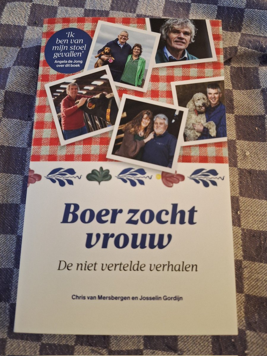 #LekkerLezen Weer eens wat anders dan mijn favoriete detectives of thrillers. #BoerZochtVrouw De niet vertelde verhalen.